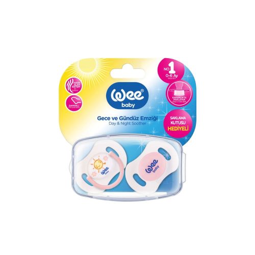 Wee Pacifier Wee Baby- Night & Day Orthodontic Pacifier No:1 (0-6 M) 2-Pack – Babyswiki